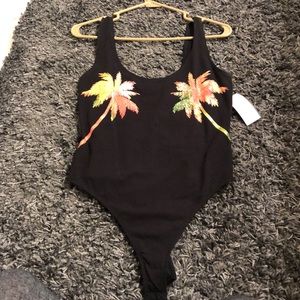 Palm tree (bodysuit) by Guess (L)